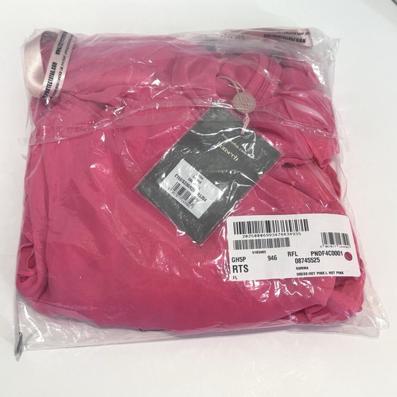 NWT HOUSE OF CB Sarina Ruffle Strapless Maxi Dress Size:L MSRP:$239 - Picture 8 of 11